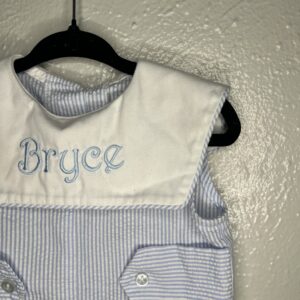 ‘Bryce’ embroidered smock outfit | 6-months